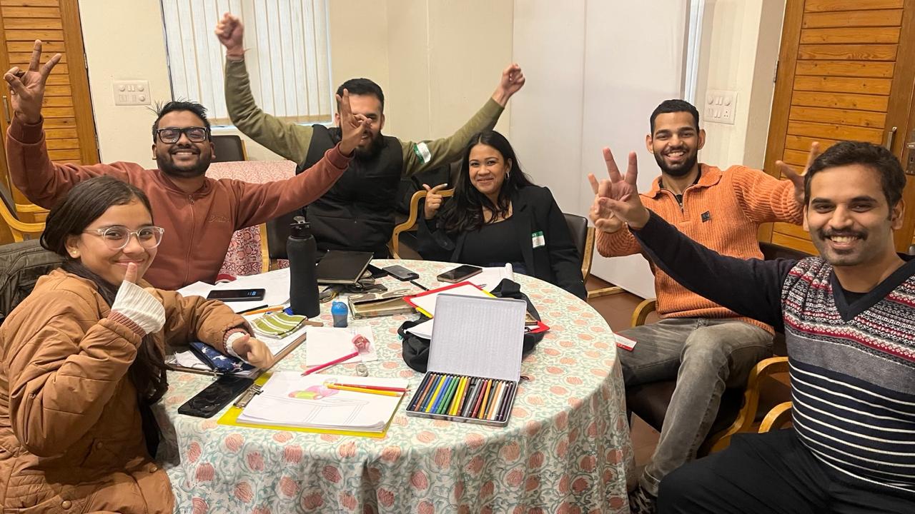 OLP Club members celebrating together at a meetup